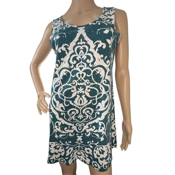 Soft Surroundings Dresses & Skirts - Soft Surroundings Boho Abstract Floral Pattern Tank Mini Dress